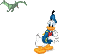 Plaatjes Donald duck Donald Duck Wegrennen Voor Vleermuis