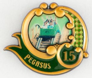 Plaatjes Efteling pins Efteling Jubileum Pins Pegasus 15 Jaar