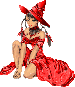 Halloween Plaatjes Halloween Anime Lady In Red