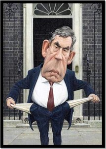 Plaatjes Karikaturen Gordon Brown Karikatuur