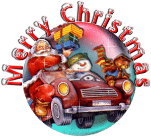 Kerstmannen Plaatjes Kerstman In Auto