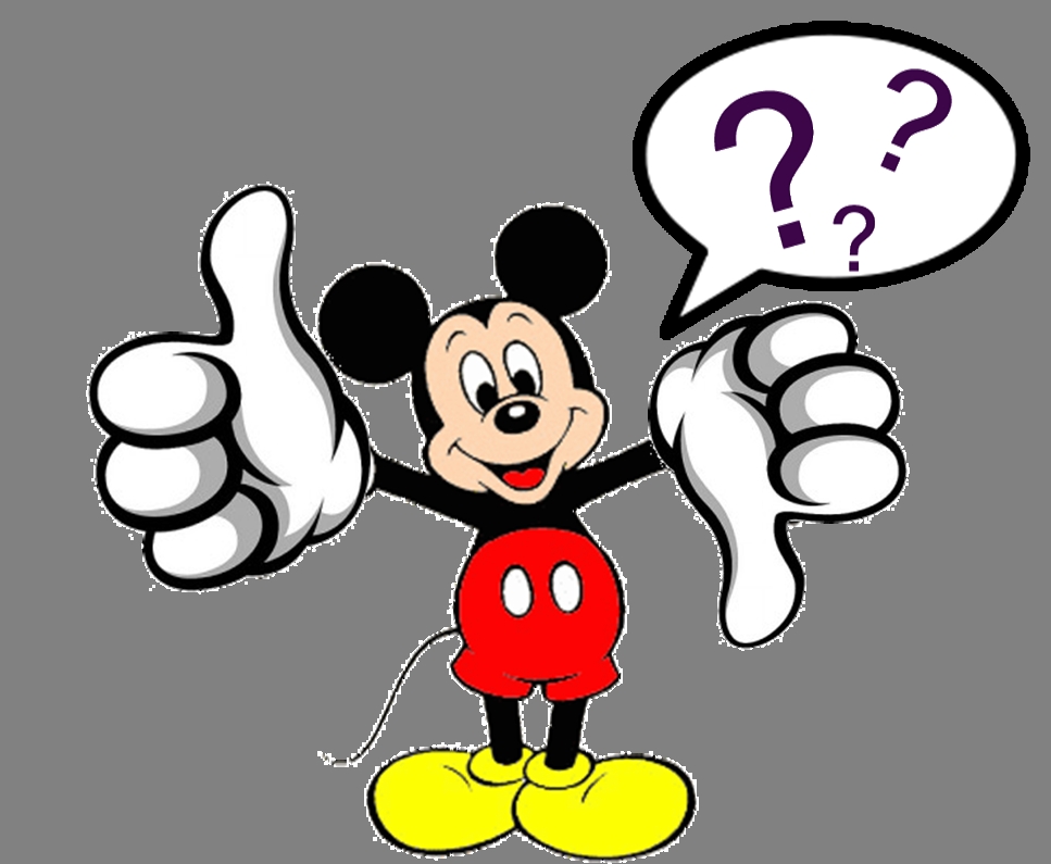 Plaatjes Mickey mouse Mickey, Duim, Vraagtekens