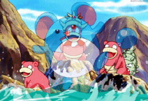 Pokemon Plaatjes Pokemon Marill Springt Uit Water