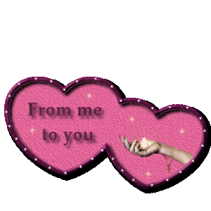 Valentijn Plaatjes From Me To You Roze Hart Verliefd Valentijn