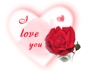 Valentijn Plaatjes Wit Roze Hart I Love You Valentijn