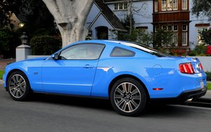 Auto Wallpapers Ford mustang Blauwe Ford Mustang