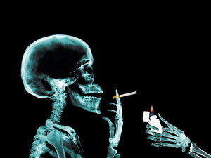 Horror Wallpapers Skelet Roken