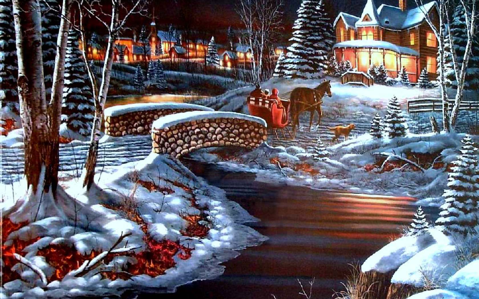 Kerst Wallpapers » Animaatjes.nl