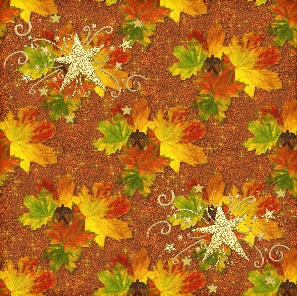 Achtergronden Herfst Glitter Bladeren Met Ster