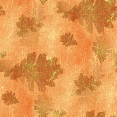 Achtergronden Herfst Herfstbladeren Op Oranje Achtergrond