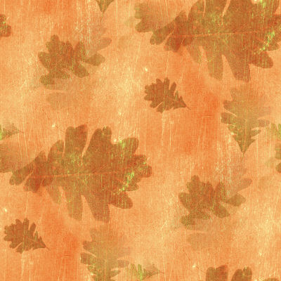 Achtergronden Herfst Herfstbladeren Op Oranje Achtergrond