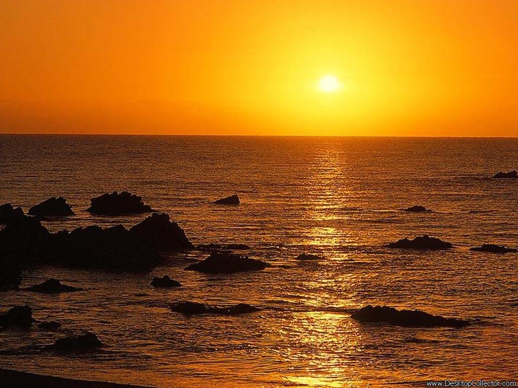 Achtergronden zonsondergang 