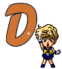 Anime Alfabetten Letter D