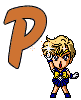 Anime Alfabetten Letter P