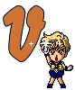 Anime Alfabetten Letter V