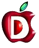 Alfabetten Appels 2 Letter D