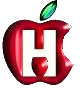 Alfabetten Appels 2 Letter H