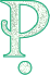 Ariel Alfabetten Letter P