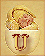 Alfabetten Baby 11 Letter U,