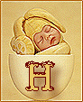 Alfabetten Baby 11 Letter H,