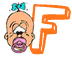 Alfabetten Baby 5 Letter F,