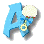 Alfabetten Baby 8 Letter A,