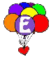 Alfabetten Ballon 6 Letter E