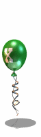 Alfabetten Ballon groen Letter X