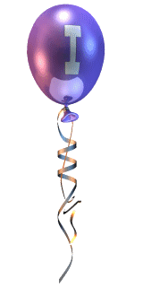 Alfabetten Ballon paars 2 