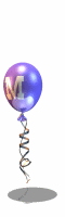 Alfabetten Ballon paars 