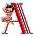 Alfabetten Betty boop 10 