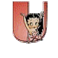 Alfabetten Betty boop 12 