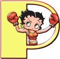 Alfabetten Betty boop 12 