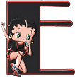 Alfabetten Betty boop 12 