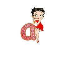 Alfabetten Betty boop 14 