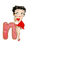 Alfabetten Betty boop 14 