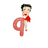 Alfabetten Betty boop 14 