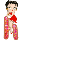 Alfabetten Betty boop 14 