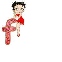 Alfabetten Betty boop 14 