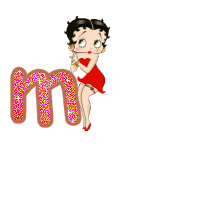 Alfabetten Betty boop 14 