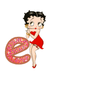 Alfabetten Betty boop 14 