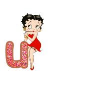 Alfabetten Betty boop 14 