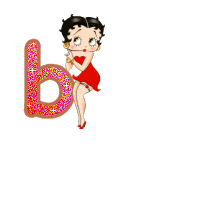 Alfabetten Betty boop 14 