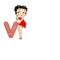 Alfabetten Betty boop 14 