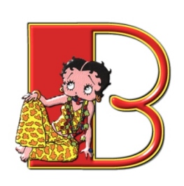 Alfabetten Betty boop 3 