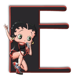 Alfabetten Betty boop 3 