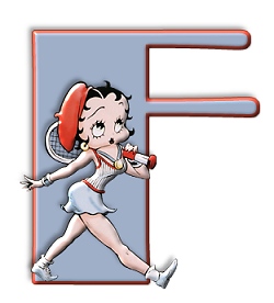 Alfabetten Betty boop 3 