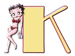 Alfabetten Betty boop 3 