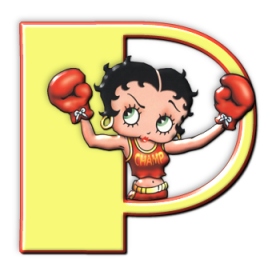 Alfabetten Betty boop 3 