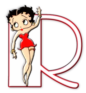 Alfabetten Betty boop 3 